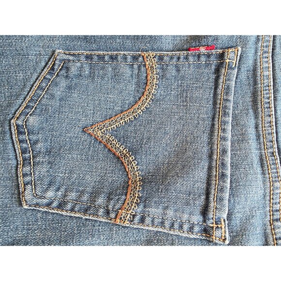Levis 515 Bootcut Jeans Womens 14 Denim Blue Made In Egypt - Picture 3 of 5